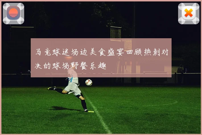 马竞球迷场边美食盛宴回顾热刺对决的球场野餐乐趣